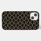 Black Islamic Pattern Custom iPhone 6 Xtreme Fall Hülle (Rückseite (Horizontal))