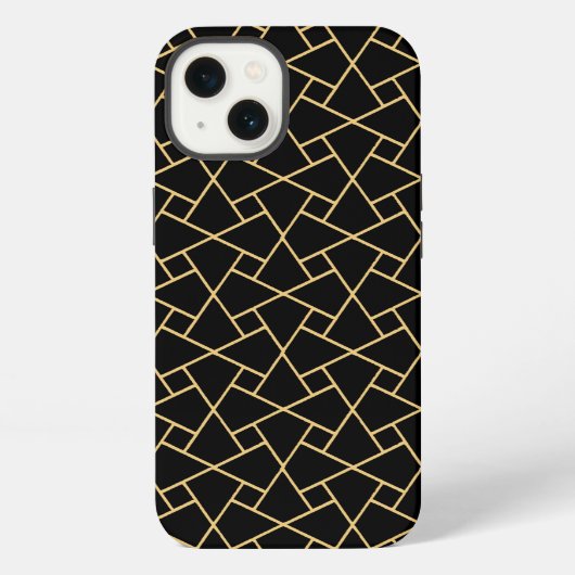 Black Islamic Pattern Custom iPhone 6 Xtreme Fall Hülle (Rückseite)