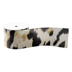 Black Ivory Gold Western Cowhide Ripsband