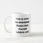 Black Jack Player, phantastisch Kaffeetasse (Links)