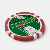Black Jack Poker Chip wird zu (Einzeln)