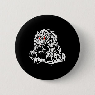 Black Jacob Fatu Wolf Button