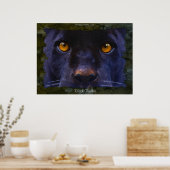 BLACK JAGUAR ~ BLACK PANTHER GRÖSSERE Kunstdrucker Poster (Küche)