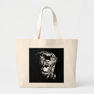 Black Jaguar Jumbo Stoffbeutel