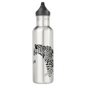 Black Jaguar Monogram Edelstahlflasche (Rechts)