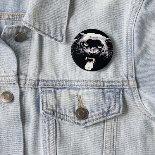 Black Jaguar Panther Button (Beispiel)