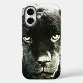 Black Jaguar Panther Case-Mate iPhone Hülle (Rückseite)