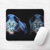 Black Jaguar Panther Mousepad (Mit Mouse)