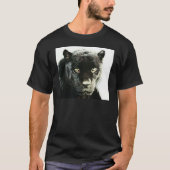 Black Jaguar Panther T-Shirt (Vorderseite)