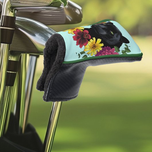 Black Jaguar Portrait Blume Golf Headcover