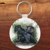 Black Jaguar Schlüsselanhänger (Vorderseite)