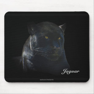 Black Jaguar Wild Cat Animal-Lover Mousepad