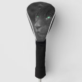 Black Jaguars Emerald Gaze Golf Headcover (Vorderseite)