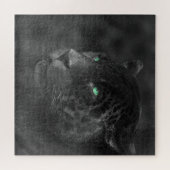 Black Jaguars Emerald Gaze Puzzle (Horizontal)