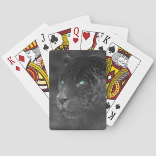 Black Jaguars Emerald Gaze Spielkarten