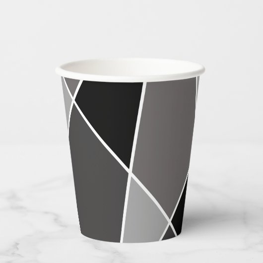 Black JanaiCreates Color Collection Paper Cups Pappbecher (Vorderseite)