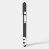 Black Japanese Matsuri Happi Coat Case-Mate iPhone Hülle (Rückseite / Links)