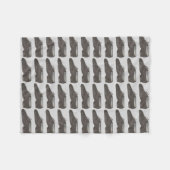 Black Jazz Dance Shoe Dancing Teacher Studio Fleecedecke (Vorderseite (Horizontal))