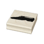 Black Jazz Dance Shoe Teacher Choreograf Gummistempel (Stempel)