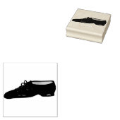 Black Jazz Dance Shoe Teacher Choreograf Gummistempel (Stempel)
