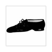 Black Jazz Dance Shoe Teacher Choreograf Gummistempel (Prägung)
