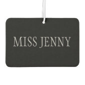 Black Jazz Shoes Tanzlehrer Print Dancer Geschenk Autolufterfrischer (Rückseite)