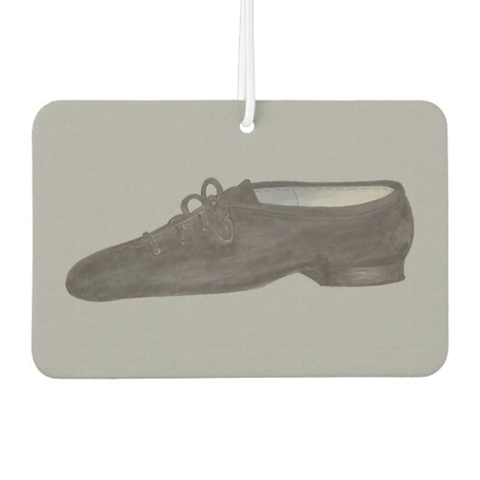 Black Jazz Shoes Tanzlehrer Print Dancer Geschenk Autolufterfrischer (Vorderseite)