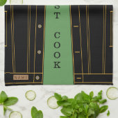 Black Jeans Jacket Funny Kitchen Handtuch Custom T (Gefaltet)