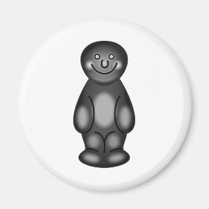 Black Jelly Baby Magnet