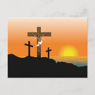 Black Jesus Christ Postkarte