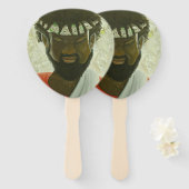 Black Jesus gibt Hand Fan zurück Fächer (Vorne und Hinten)