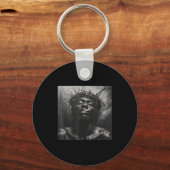 Black Jesus Smokes, Christianity, Church, Christ,  Schlüsselanhänger (Vorderseite)