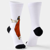 Black Jesus T - Shirt Socken (Gewinkelt)