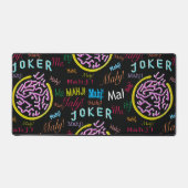 Black Joker Mah Jongg Place Mat Schreibtischunterlage (Vorderseite)