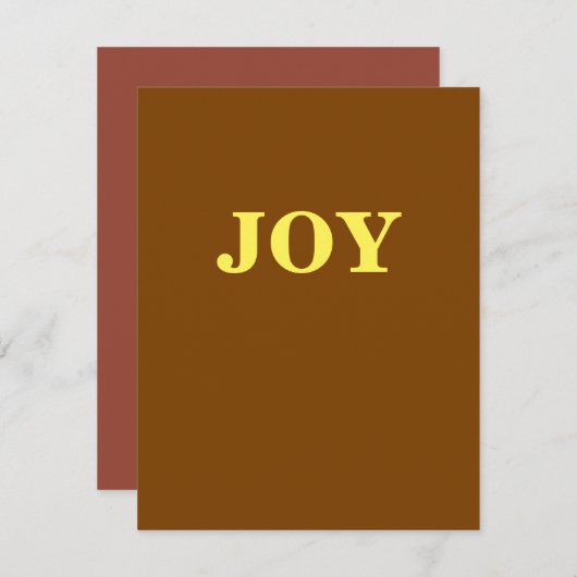 Black Joy Chocolate Weihnachten (Vorne/Hinten)