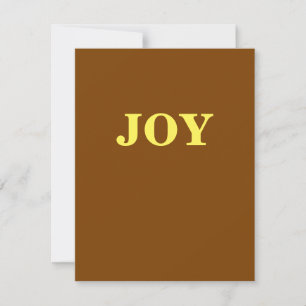 Black Joy Schokoladen-Weihnachten Feiertagskarte