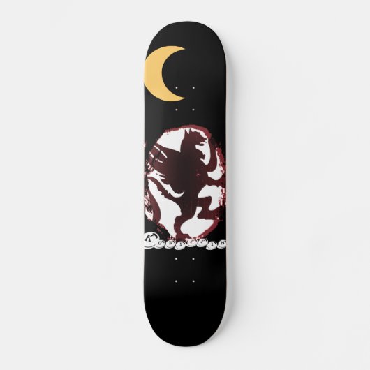 Black "K. Griffin" Killosopher Skateboard Deck (Vorderseite)