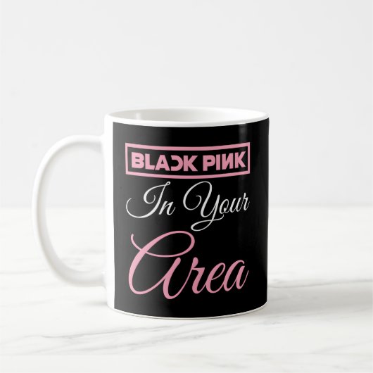 Black K in Your Area K-Pop Kpop Korea Pop Kaffeetasse (Links)