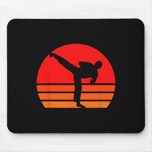 Black Karate Shirt Mousepad (Vorne)
