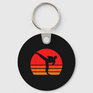 Black Karate Shirt Schlüsselanhänger