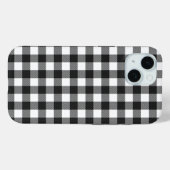 Black Kariert Buffalo Karo Pattern Case-Mate iPhone Hülle (Rückseite (Horizontal))