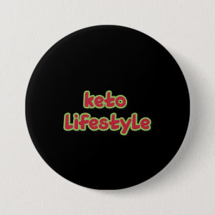 Black Keto Lifestyle Button