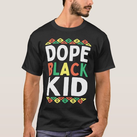 Black Kid African American Black History Month Pri T-Shirt (Vorderseite)
