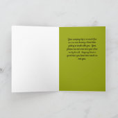 Black Kids Camping Miss You Card Dankeskarte (Innenseite)