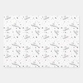 Black Kids Eid Mubarak Geschenkpapier Set (Vorderseite)