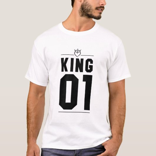 Black King and Queen 01 T-Shirt (Vorderseite)