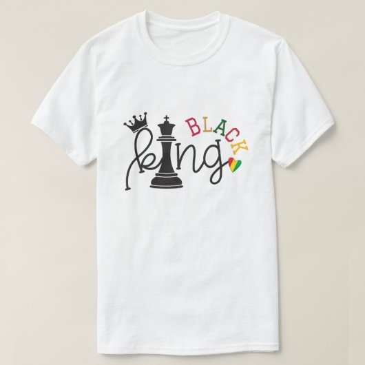 Black King - Black History Montag T - Shirt (Design vorne)