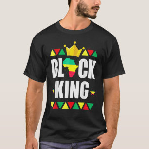 Black King Black Power Black History Monte T-Shirt