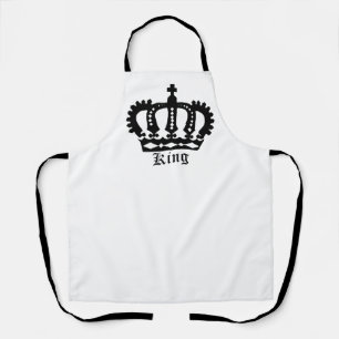 Black King Crown auf Schürze