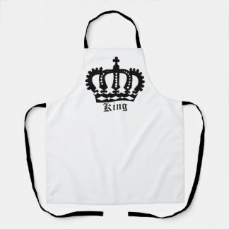 Black King Crown auf Schürze